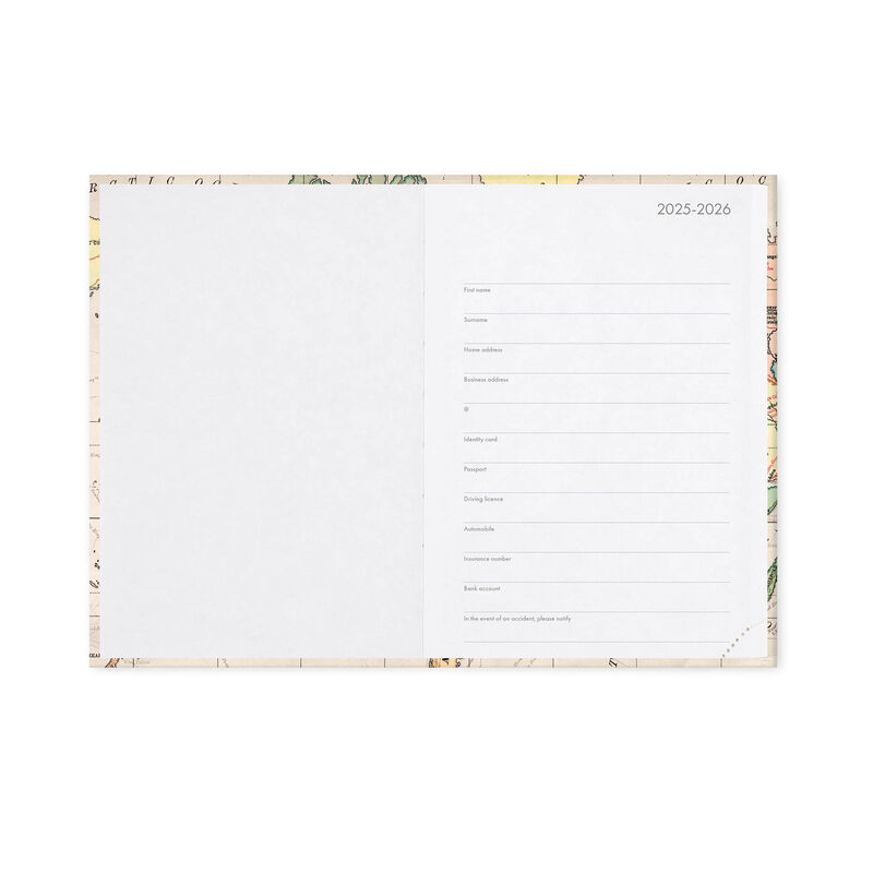 Agenda 16 Mois Journalier Photographique - Medium - 2025/2026, , zoo